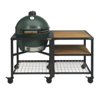 Гриль Big Green Egg XLarge + Модульна система з полицями з акації SET3